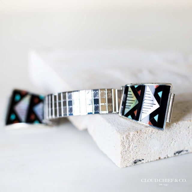 Native handcrafted sterling silver turquoise watches | Cloud
