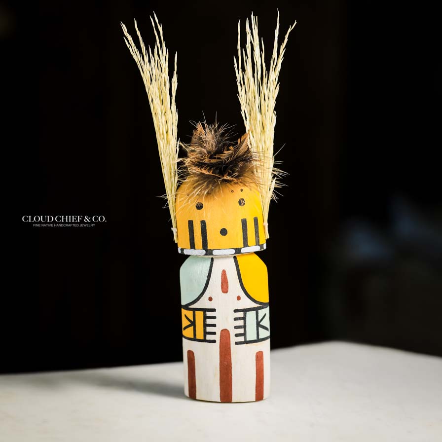Hopi Susopa Cricket the Racer Kachina by Rodriguez Poleahla