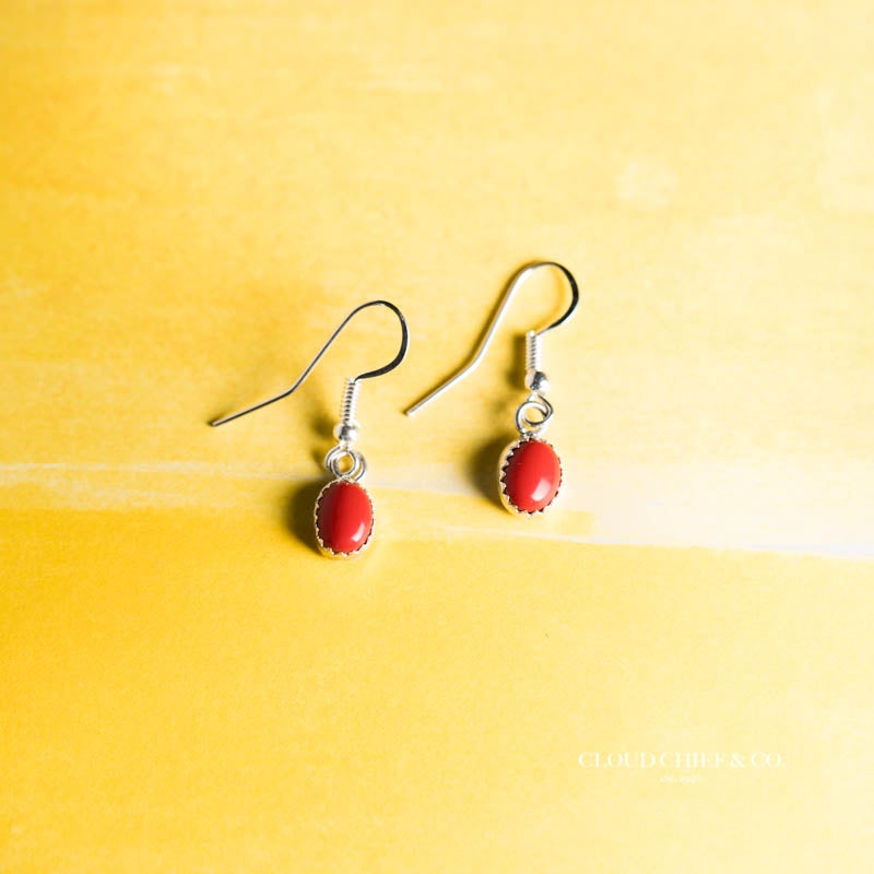 Coral Drop Post Earrings – Barse Jewelry