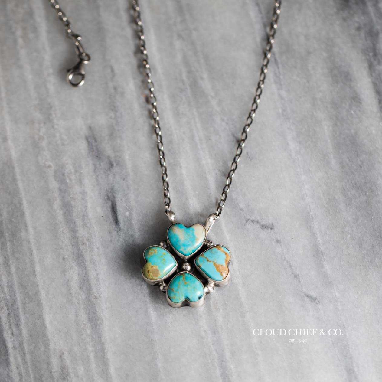 Buy Niscka Fancy Turquoise Stone Pendant Necklace Online