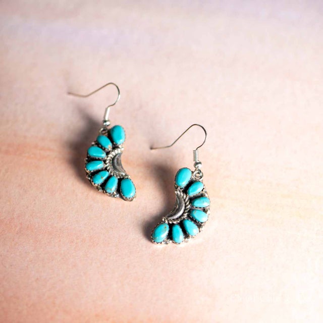 Native American buy turquoise earrings navajo new